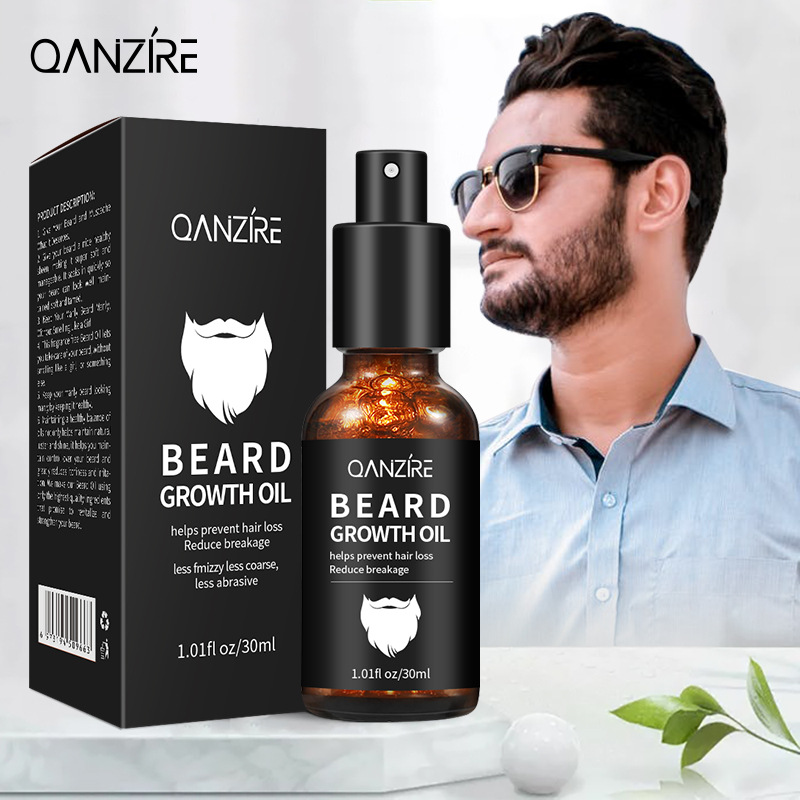 Beard Oil Growth - Sérum para Barba Masculina, Óleo para