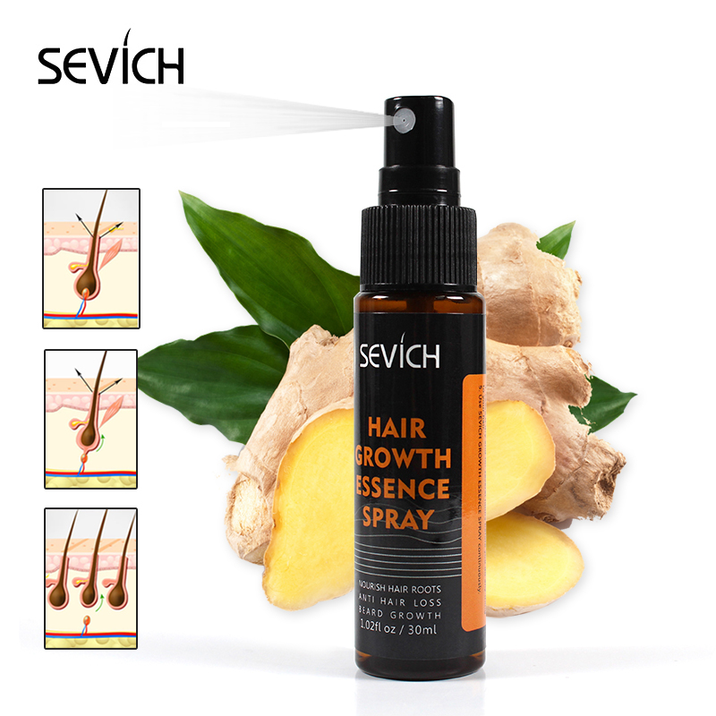 Beard Oil Growth - Sevich-Spray rápido do crescimento do cabelo,