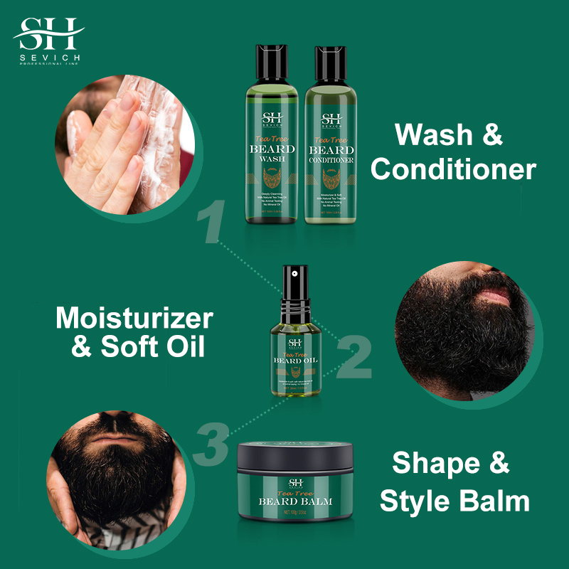 Sevich Tea Tree Barba Care Ser - Beard Oil Growth avaliação e preço