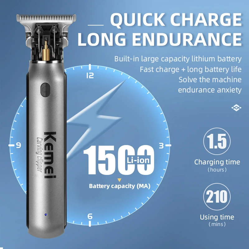 KEMEI-Profissional Aparador de - Men'S Grooming Haircut avaliação e preço