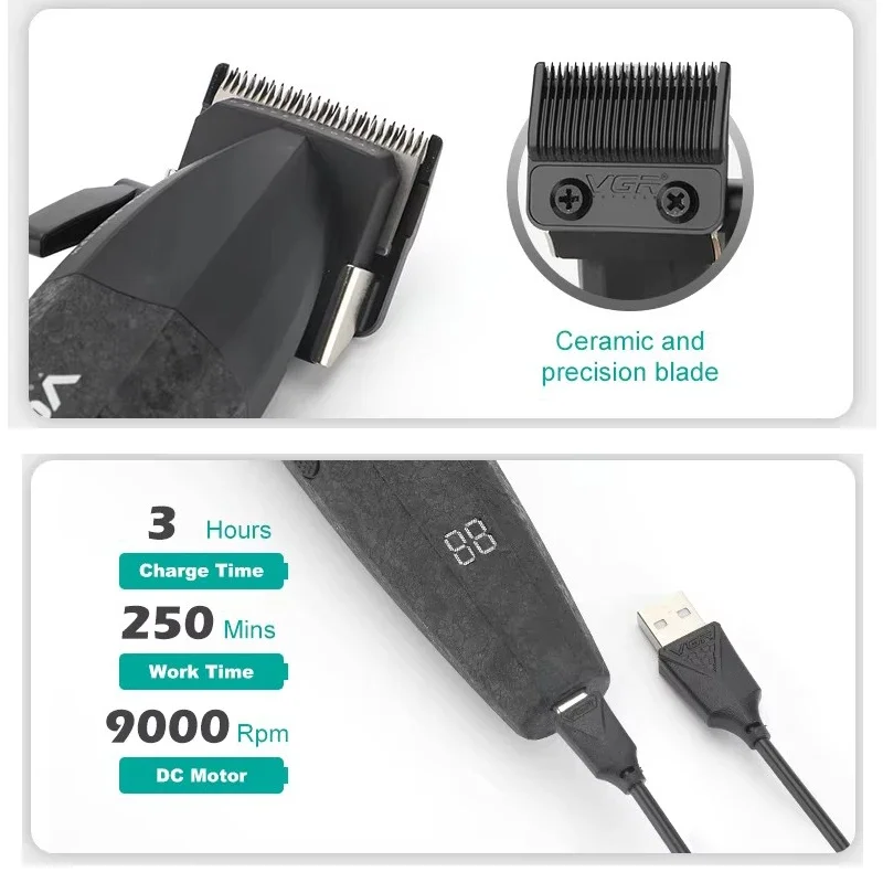 Vgr profissional combo aparado - Men'S Grooming Haircut avaliação e preço