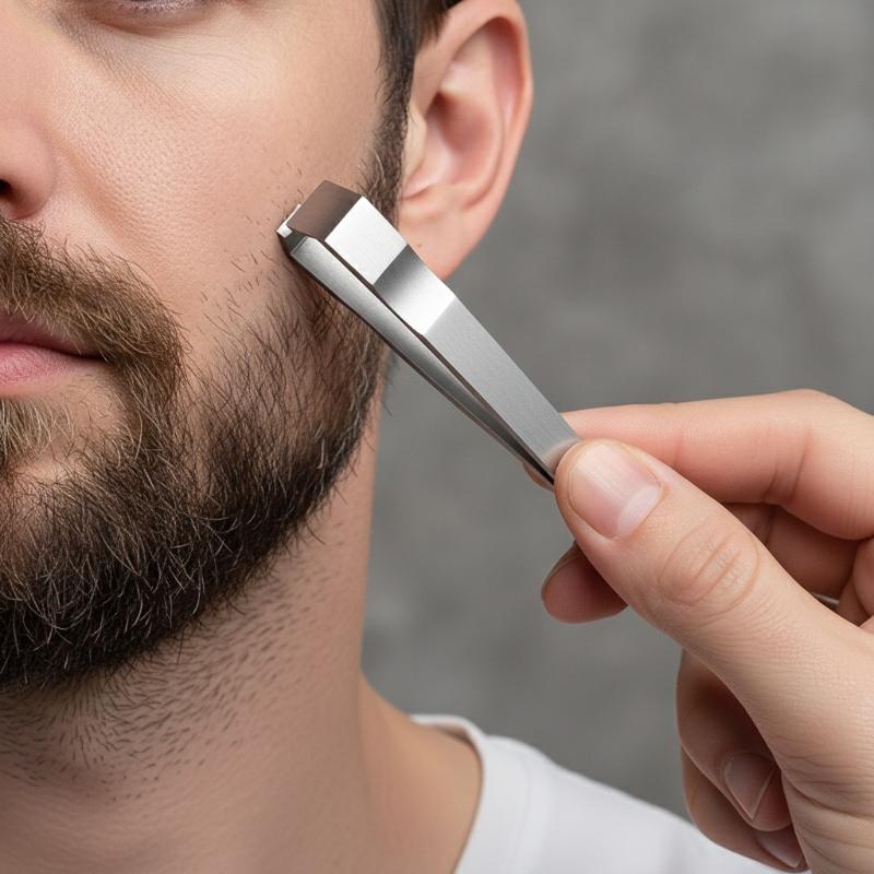 Pinça de Aço Inoxidável para B - Men'S Grooming Routine avaliação e preço