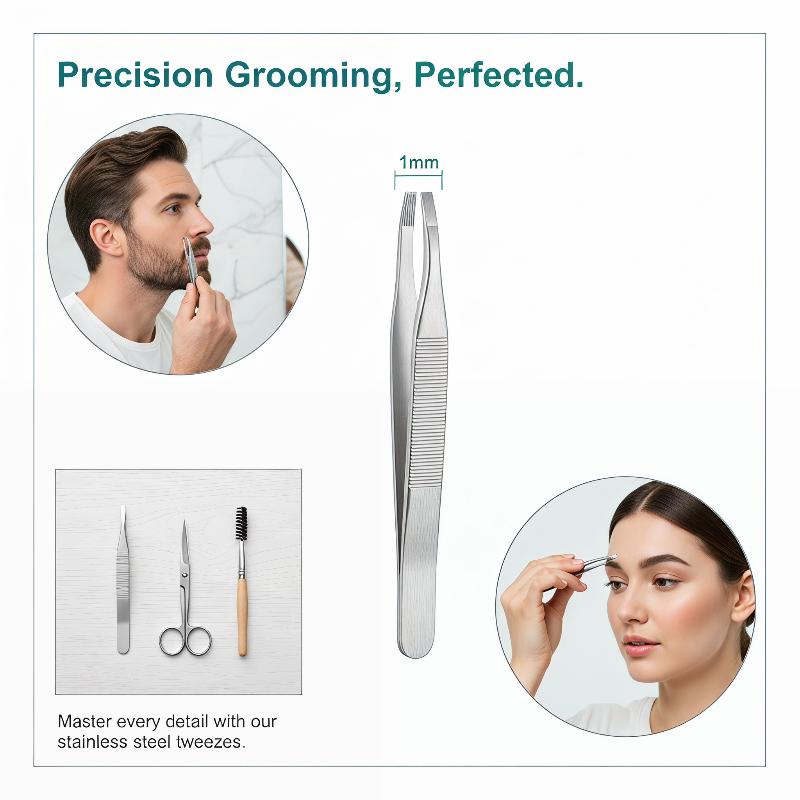 Pinça de Aço Inoxidável para B - Men'S Grooming Routine avaliação e preço