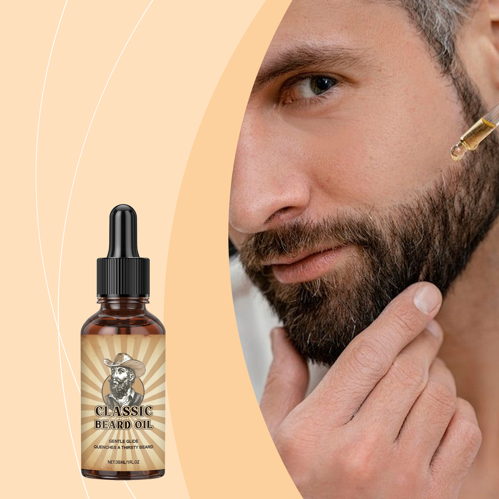 O óleo essencial para cuidados - Beard Oil Growth avaliação e preço